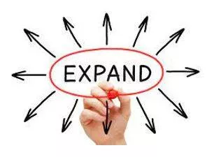 Expansion - To become or to make something bigger.