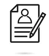 Enrolling - Officially register as a member of an institution or a student on a course.
