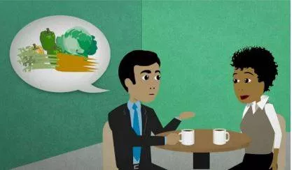 Stating - Express something definitely or clearly in speech or writing. (वर्णन) 