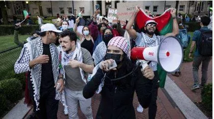 Second columbia university student arrested amid rising tensions over pro palestinian protests