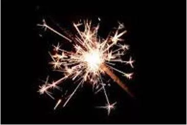 Sparked - Emit sparks of fire or electricity.