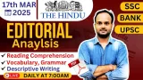 Vocab  grammar  reading  daily quiz | sanjeev sir