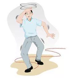 Staggering - To walk or move unsteadily, as if about to fall.