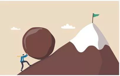 Persist - Continue in an opinion or course of action in spite of difficulty or opposition. (कायम) 