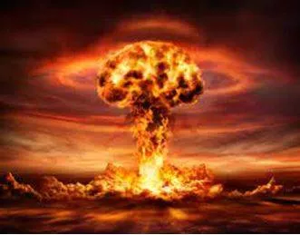 Exploded - A sudden and extremely violent bursting