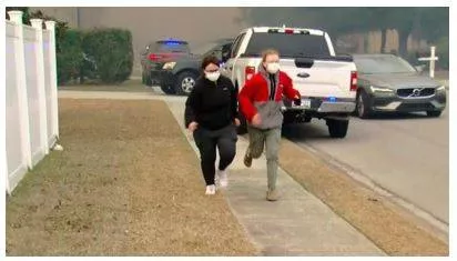 Wildfires rage across western north carolina  triggers emergency evacuation orders