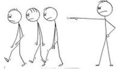 Expulsion - To force someone to leave a school, organization, or country. (निष्कासित)