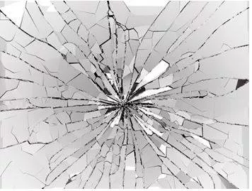 Shattered - Broken into many small pieces, or deeply upset and emotionally devastated.