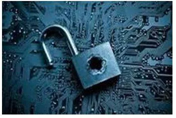 Breach - Make a gap in and break through (a wall, barrier, or defence).