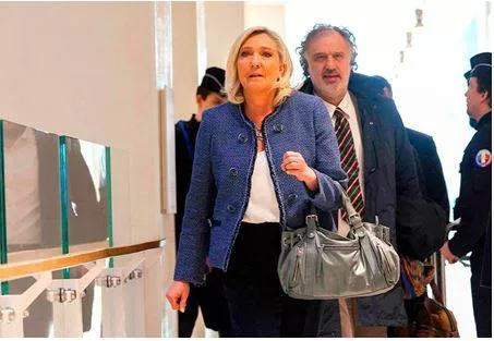 Le pen barred from seeking public office for 5 years over embezzlement