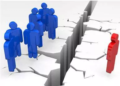 Alienate - To make someone feel that they are different and not part of a group.