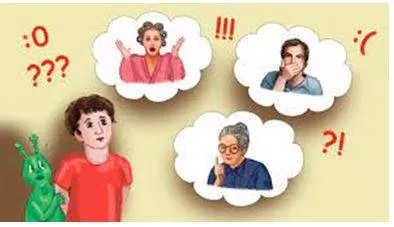 Expressed - To show something such as a feeling or an opinion by words or actions