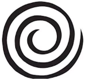Swirled - Move in a twisting or spiraling pattern. (घुमाव)