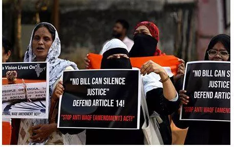 Waqf act petitions will be listed for hearing in due course  cji