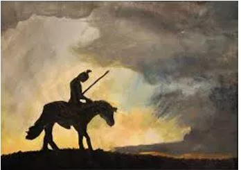Defeating - Having been beaten in a battle or other contest.