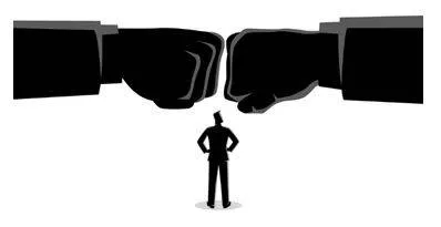 Clashed - Meet and come into violent conflict. (टकराना)