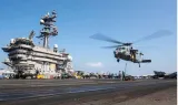 A second u s  carrier arrives in west asia ahead of next round of iran talks