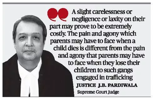 Beware of child traffickers  top court cautions parents 