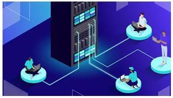 Hosting - The act of providing space, services, or resources for an event, activity, or digital presence. (मेजबानी करना)