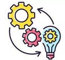 Implementation - The process of putting a decision or plan into effect (कार्यान्वयन)