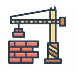 Erecting - To build or construct something, usually a structure or monument. (निर्माण करना)