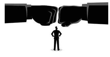 Clashes - Meet and come into violent conflict. (टकराना)