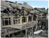 Houses of 6 militants razed in kashmir  hundreds detained