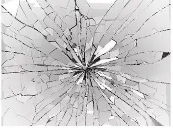 Shattered - Broken into many small pieces, or deeply upset and emotionally devastated.