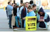 As canadians vote  trump pushes his takeover plans