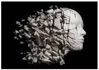 Fragmented - Break or cause to break into fragments.