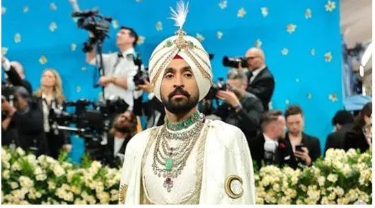 Diljit dosanjh makes much awaited debut at met gala 2025  represents his culture in a regal ‘maharaja look’