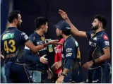 Gujarat titans defeat mumbai indians by 3 wickets in a rain curtailed last ball thriller