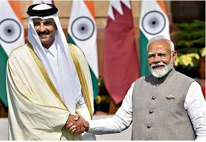 Pm speaks to emir of qatar as india steps up outreach