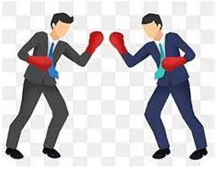 Confrontation - Come face to face with (someone) with hostile or argumentative intent.