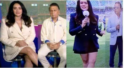 Sunil gavaskar and mayanti langer spark buzz with matching outfits  'they do it on purpose'