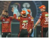 Srh knock lsg out of ipl 2025 with a six wicket win