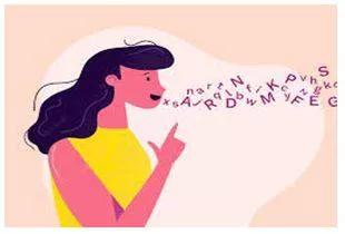 Articulating - Pronounce (something) clearly and distinctly.