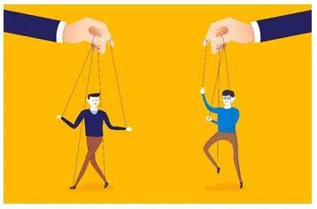 Manipulating - To control something or someone to your advantage, often unfairly or dishonestly.