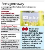 Youtube channels irked as news agency demands licence fee for content 