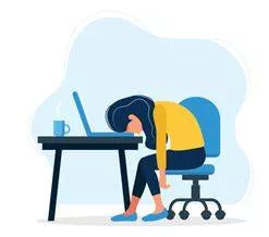 Exhaust - Extremely tired. (कमज़ोर) 