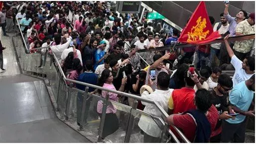 Bengaluru's namma metro hits nearly 10 lakh footfalls in a day amid rcb celebrations