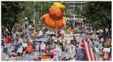 Rallies rage across u s  ahead of trump parade