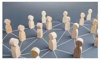 Associated - Connected with something else. (संबंधित)