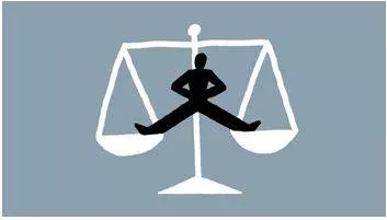 Moderated - Make or become less extreme, intense, rigorous, or violent. (घटाना) 