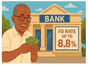 Fd rate up to 8 8% for senior citizens investing for three years  know the list of banks