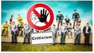 Criticism  - What you think is bad about somebody/something. (आलोचना)