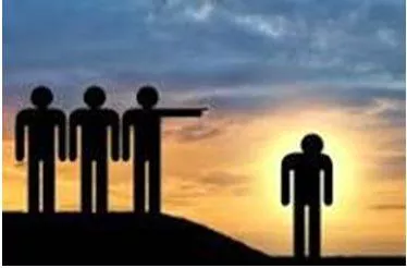 Exile - The condition of someone being sent or kept away from their own country, village, etc., especially for political reasons. (निर्वासित)
