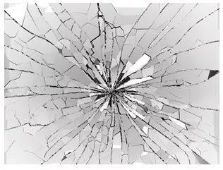 Shattered - Broken into many small pieces, or deeply upset and emotionally devastated. (टूटे हुए)