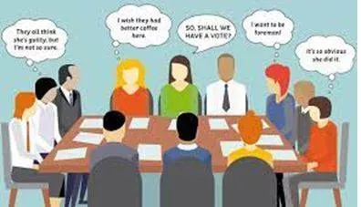 Deliberately - Discussion or thinking about something in detail. (विस्‍तृत विचार-विमर्श) 