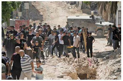 Israeli military bulldozes palestinian refugees’ homes in west bank camps